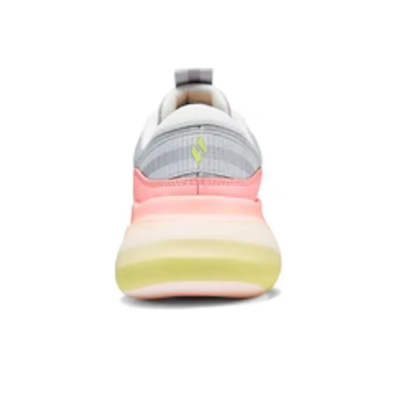 Skechers Sport Cushioning Slip Resistant Breathable Coverage Support Rebound Low Top Casual Shoes Women's Light Gray-3