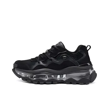 Skechers Street Blo Wear Resistant Low Top Chunky Sneakers Women's Black
