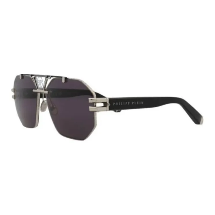 PHILIPP PLEIN Subject To Official Website Irregular Shape Sunglasses Men's Black-1