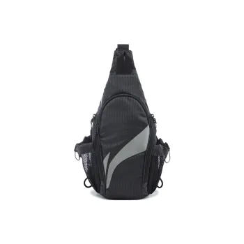 LiNing Fitness Series Polyamide Crossbody Bag, Shoulder Bag Regular Unisex Black