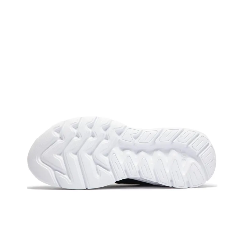 361° Cushioned Wear Resistant Lightweight Low Top Casual Running Shoes Men's Black White-4