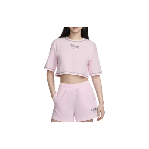 Nike T-Shirts Women's Pink Foam