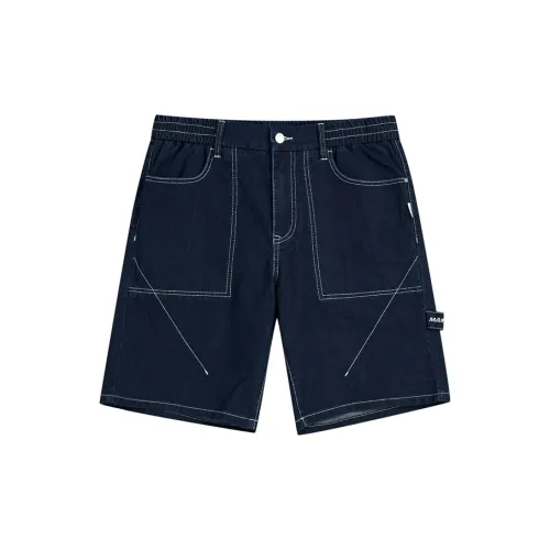 FAIRWHALE Denim Shorts Unisex 102 Dark Blue