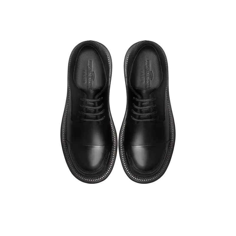 TUATARA Casual Shoes Unisex Black & Horsehair-3