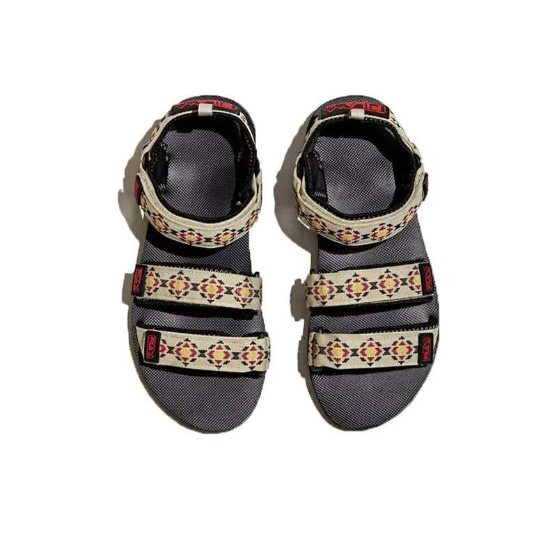 FILA DRIFTER Strap Sandals Unisex Beige Black-2