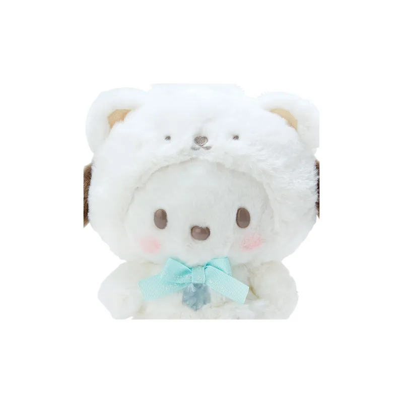 Sanrio Pochacco White Latte Bear Collection Dolls Plush Doll 19.5cm Height-2