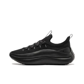 LiNing Cloud Wave Cushioned Anti Slip And Wear Resistant Lightweight Low Top Casual Shoes Men's Night Black