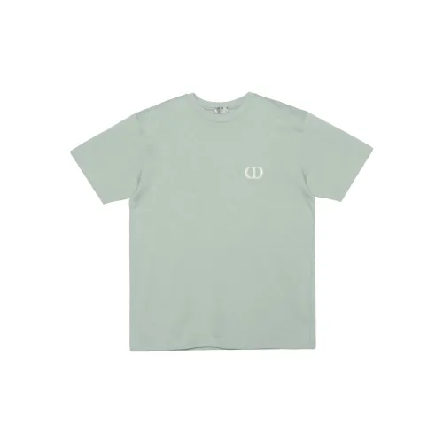 DIOR Quarterly New Products T-Shirts Men Light Green