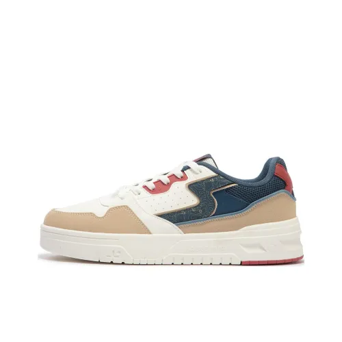 361° Anti-Slip Wear-Resistant Low-Top Skateboard Shoes Men's White Blue