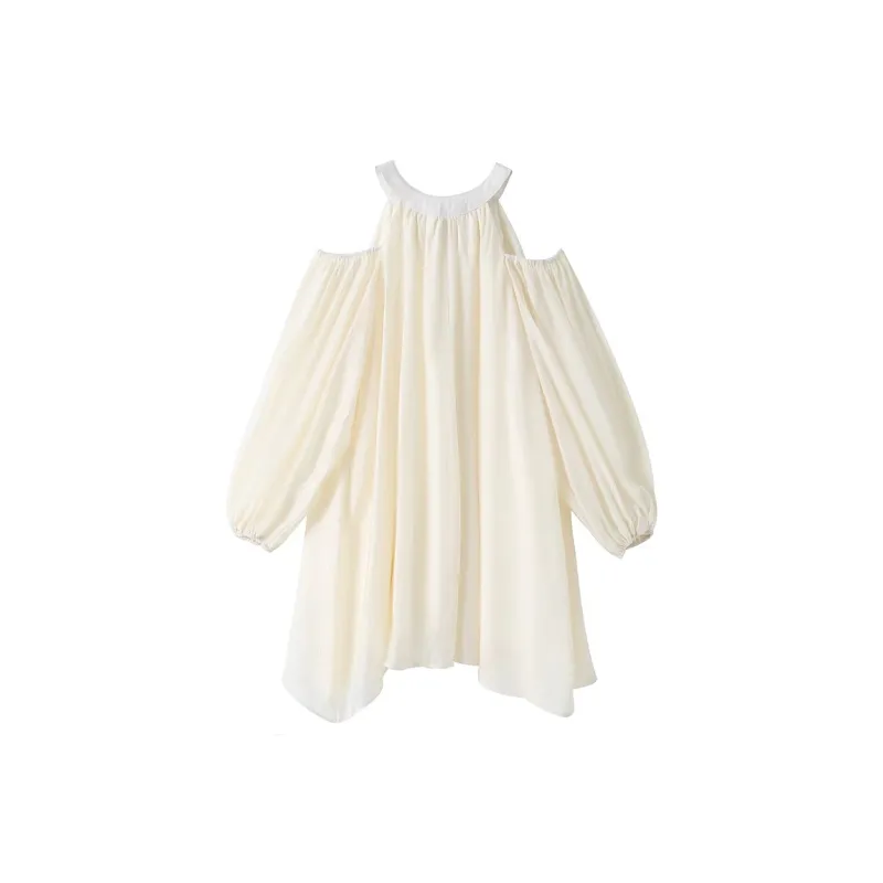 JOSR Long Sleeved Dresses Women's Apricot-1