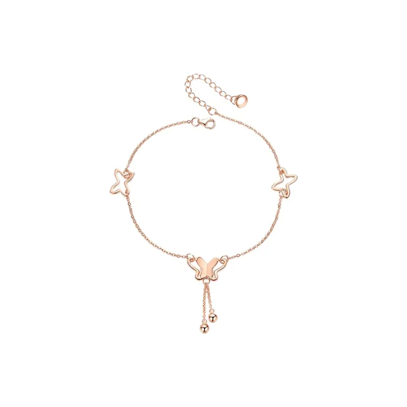 Strange S925 Silver Anklets Women's-1