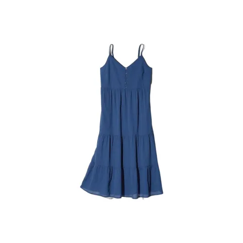 UNIQLO Slip Dresses Women's Sea Blue