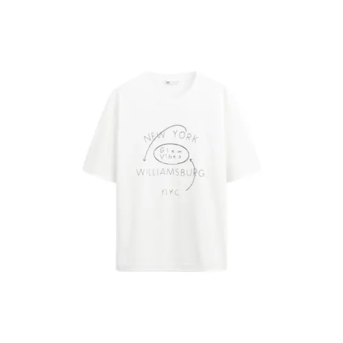 ZARA T-Shirts Men White