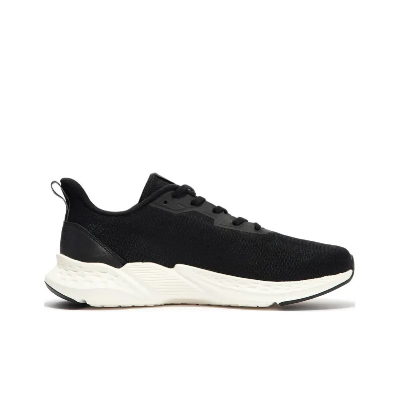 361° Cushioning, Abrasion Resistant, Breathable, Lightweight Low Top Casual Running Shoes Men's Black White-1