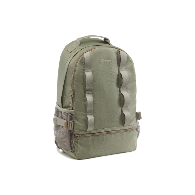 LiNing Fitness Series Polyamide Backpack Unisex Olive Green-2