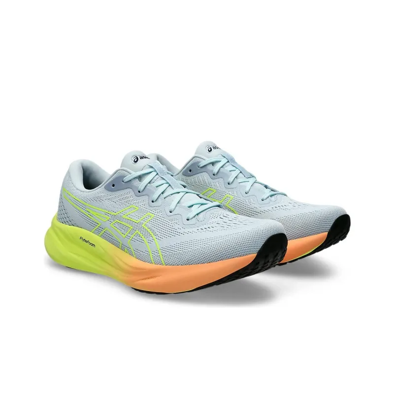 Asics Gel-Pulse 15 Non-slip Wear-resistant Shock Absorption Low-Top Casual Running Shoes Men's Yellow Gray-2