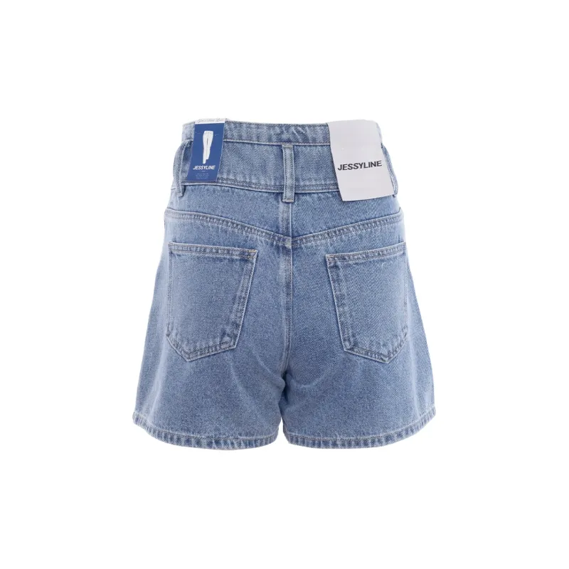 JESSYLINE Denim Shorts Women's Blue-1