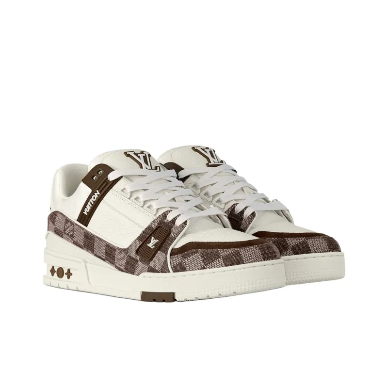 LOUIS VUITTON Trainer Casual Shoes Men's White-2
