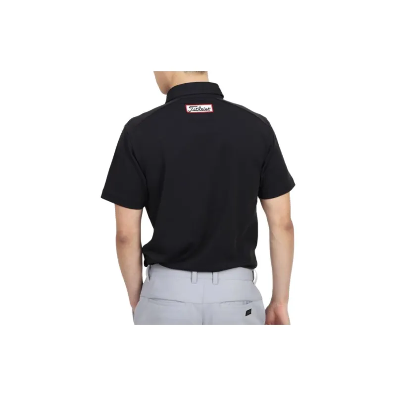 TITLEIST Polo Shirt Men's Black-2