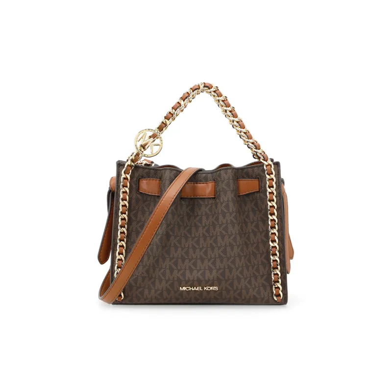 MICHAEL KORS Mina Small Signature Logo Chain Crossbody Bag-1