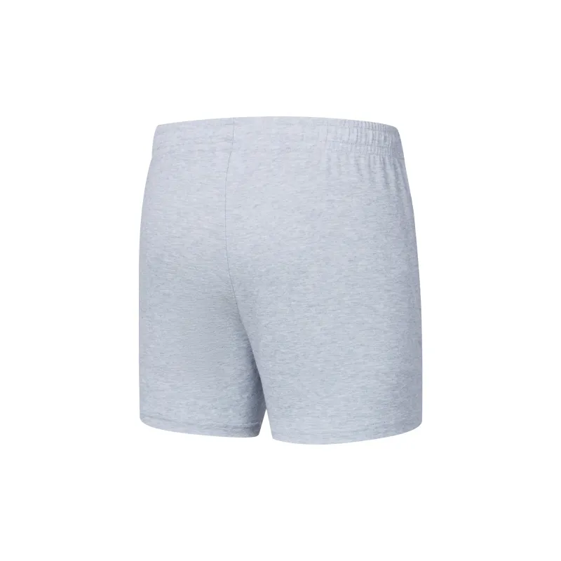 Erke Variety Training Collection Casual Shorts Women's Bright Light Heather Gray-1
