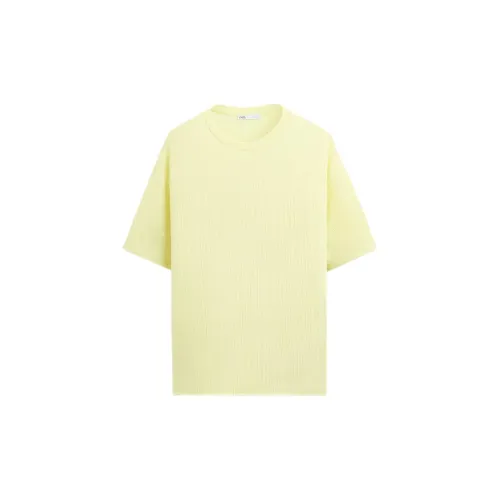 ZARA T-Shirts Men Green