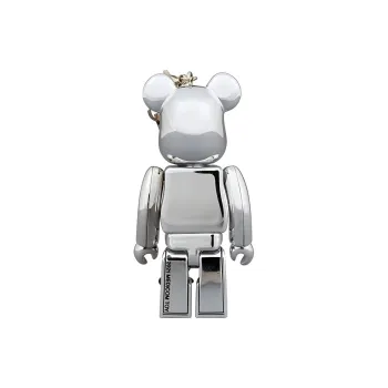 BE@RBRICK Dharma Collection Damo Qualified Silver Plated Hang Tag Box 100% 7cm