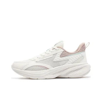 361° Non-slip Lightweight Low-Top Casual Running Shoes Women's White Pink