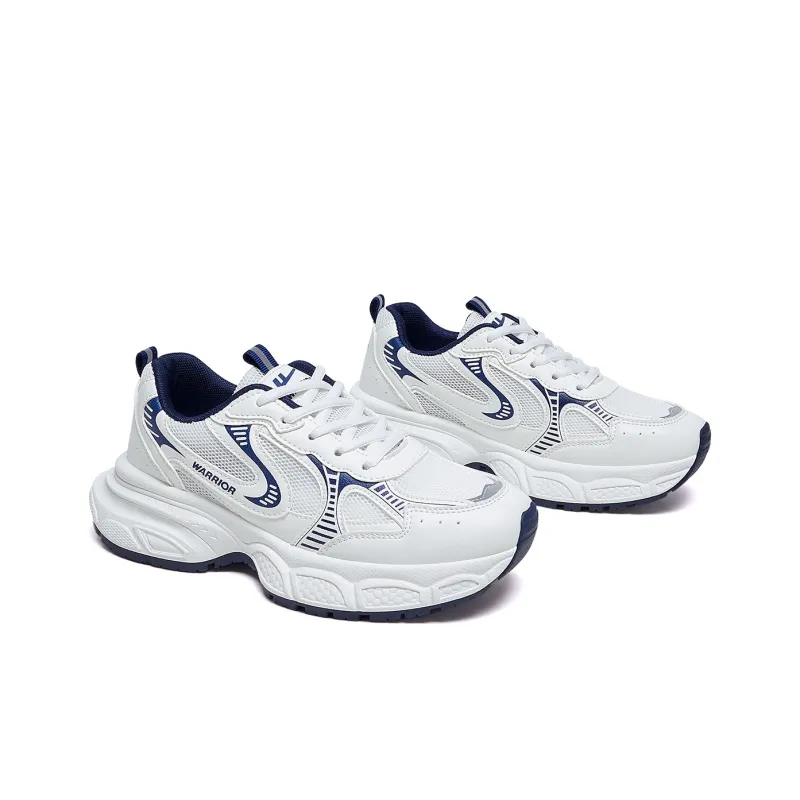 Warrior Slip-Resistant Breathable Height Increasing Low-Top Chunky Sneakers Women's-5