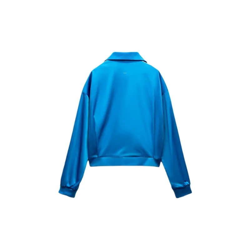 ZARA Jackets Coats Women's Blue-1