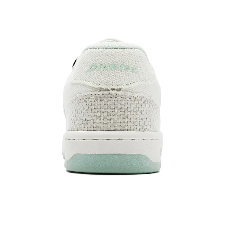 Dickies Low-Top Skateboard Shoes Unisex White Mint Green-8