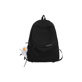 CARTELO Nylon Travel Backpack Large Size Unisex Black White
