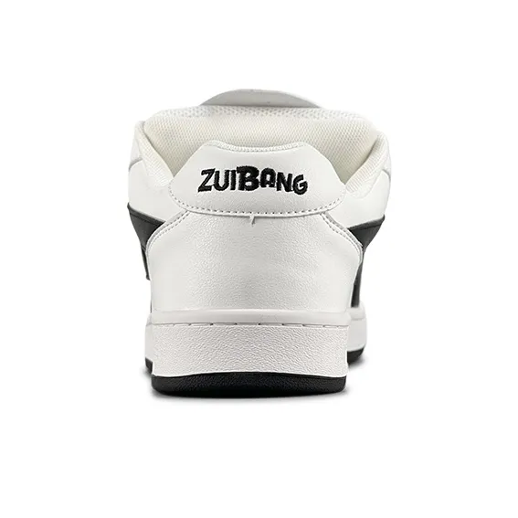 ZUIBANG Shell Shoes Durable Lightweight And Breathable Low Top Skateboard Shoes Unisex White Black-4