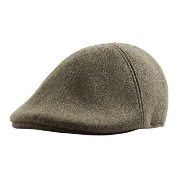 ZARA Flannel Berets Men's Brown