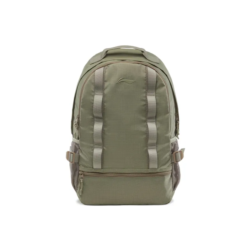 LiNing Fitness Series Polyamide Backpack Unisex Olive Green-0