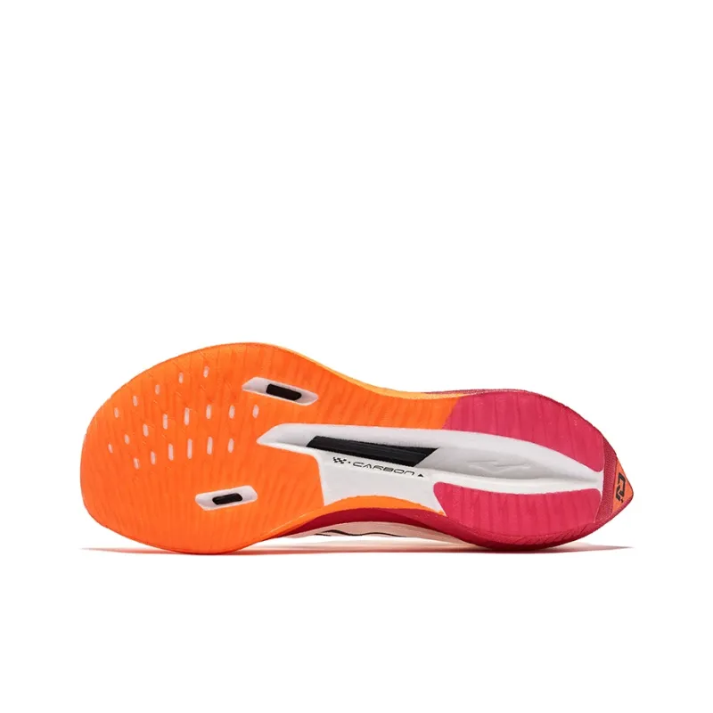 Erke Zhi Jing 2.5 Cushioning, Breathable, And Resilient Design Low Top Marathon Running Shoes Men's Sunset Color Scheme-3
