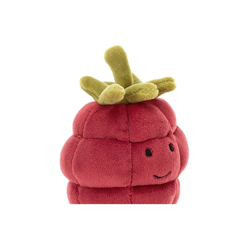 JELLYCAT Gourmet Collection Delicious Raspberry Fruit Dolls Plush Doll 10cm Height-3