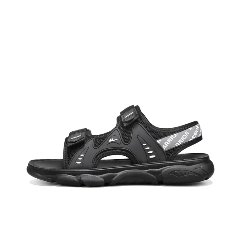 Warrior Casual Chef Shoes Beach Sandals Unisex Black-0