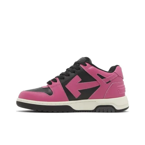 OFF-WHITE Out Of Office Skateboard Shoes Women's Low-Top Black/Purple