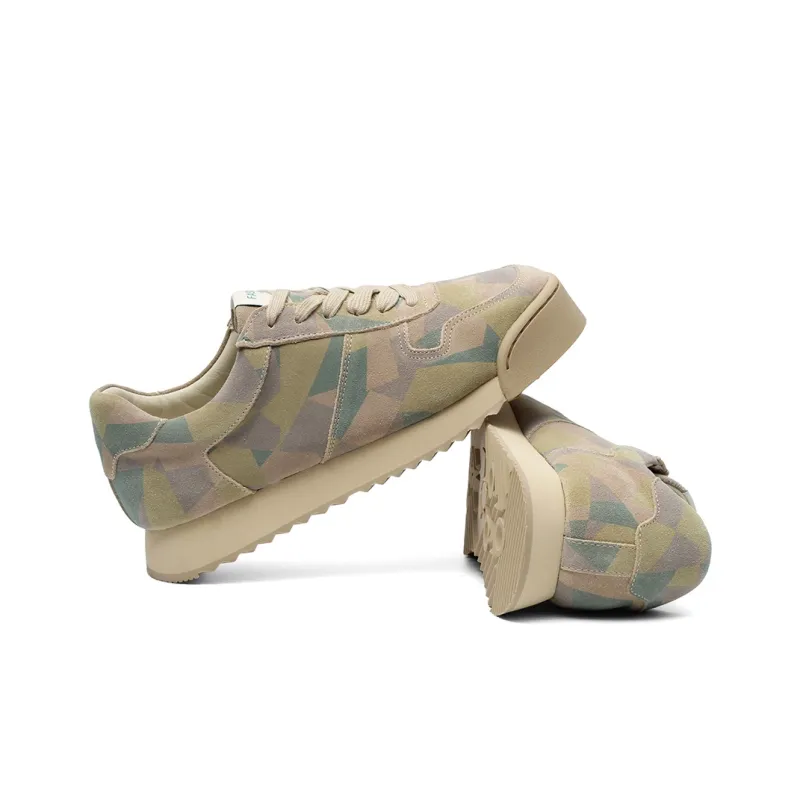 Daying Slip Resistant, Breathable, Lightweight Low Top Casual Shoes Men's Green Camouflage-2