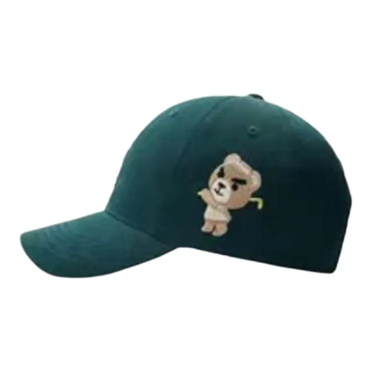 MLB   Baseball Caps Unisex Green-3