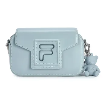 FILA Polyurethane Bonded Synthetic Leather Crossbody Bag Extra Small Women's Chaos Gray Green