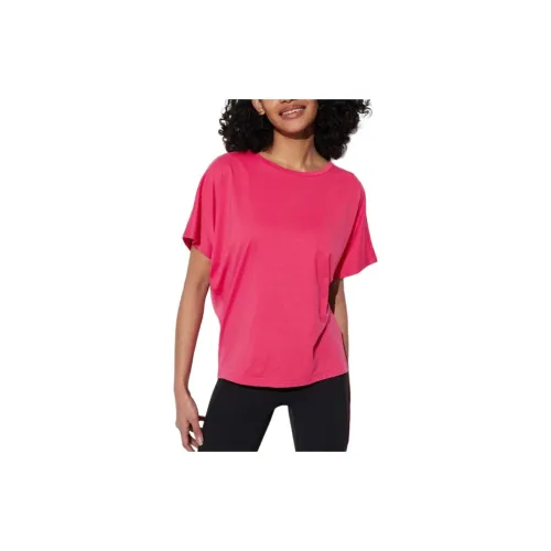 UNIQLO T-Shirts Women's Rose Red