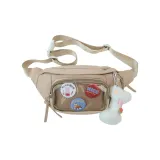 Khaki+Badge+Display Panel+Bone Pendant