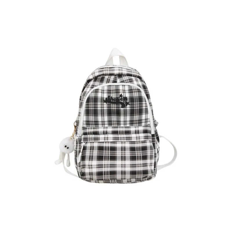 GEERDUN Nylon Backpack Regular Women's Black/Pink/Red/Khaki/Green-0