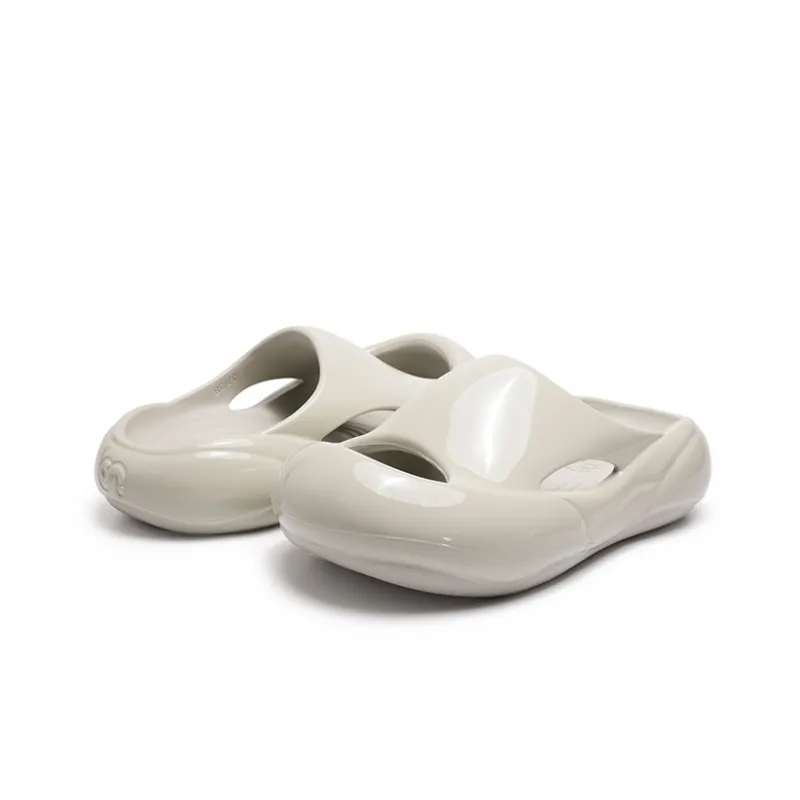 CN EVA Slip Resistant Odor Resistant Abrasion Resistant Slide Slippers Unisex Elegant Gray-1