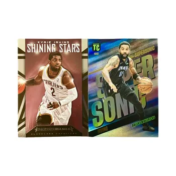 PANINI Irving Player Card 14 Vs. 2024 Ball Handling Comparison Card Large Scale Holographic Card Sports Cards 2 Pcs