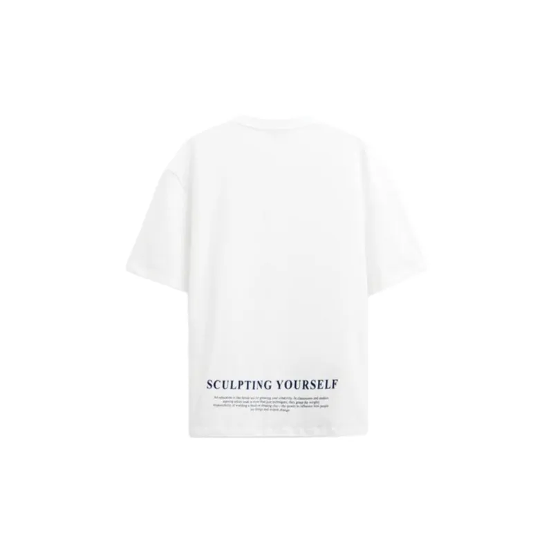 ZARA T-Shirts Men White-1