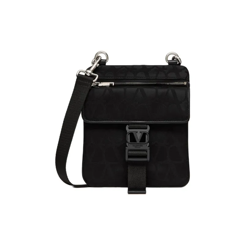 Valentino Toile Iconographe Zip Up Messenger Bag-0