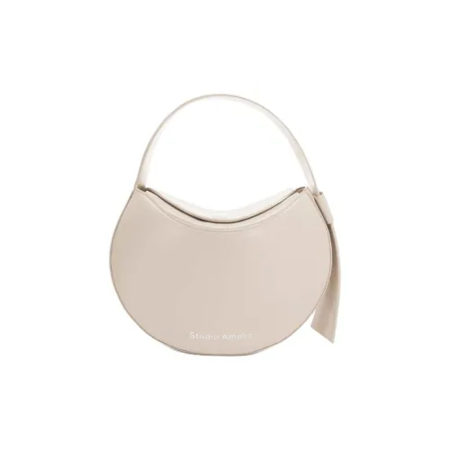STUDIO AMELIA Sheepskin Handbag, Shoulder Bag, Crossbody Bag chiara Mini Women's Stone Color